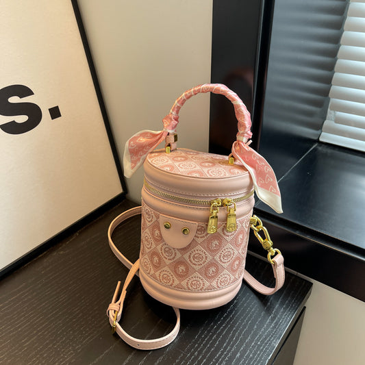 Fortune bucket shoulder crossbody bucket bag