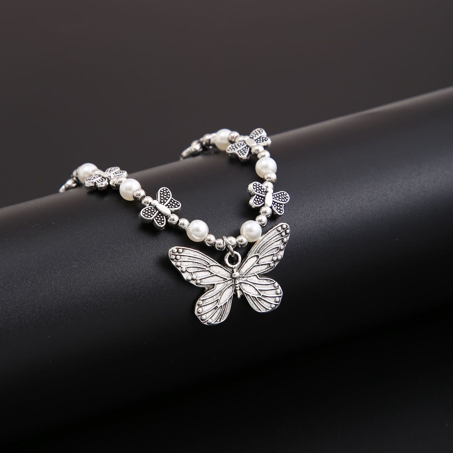 Butterfly Pearl Necklace