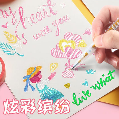 Color glitter neutral pen