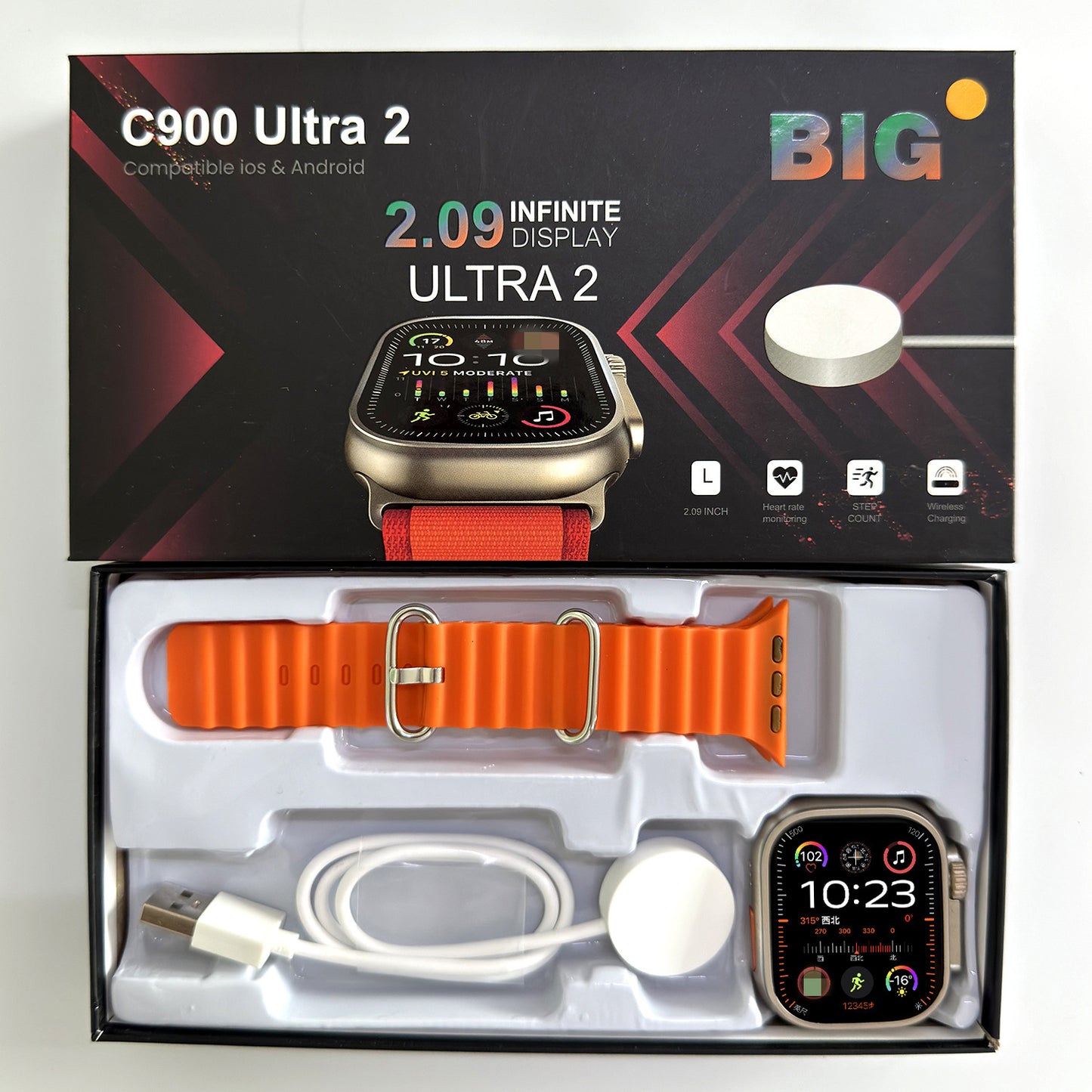 C90 Ultra 2 Bluetooth Calling Men's Sports Watch