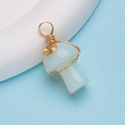 Pendente Cogumelo Cristal 20mm 