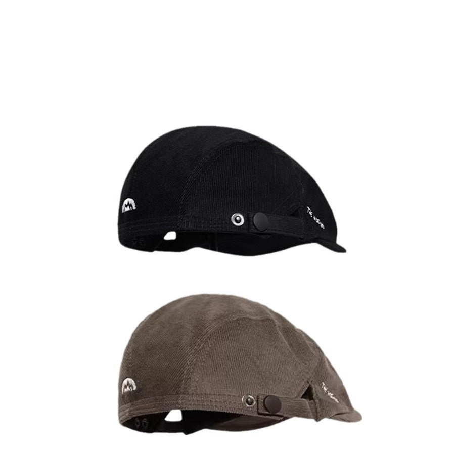 Gorra de vendedor de periódicos estilo británico retro 