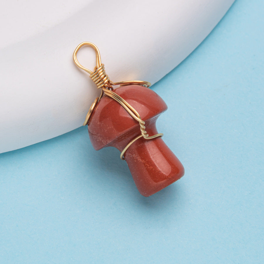 Pendente Cogumelo Cristal 20mm 