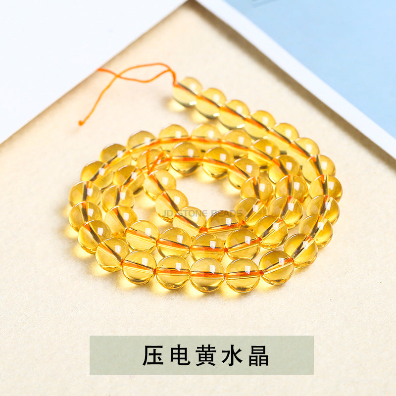 Piezoelectric crystal loose beads DIY jewelry accessories bracelet