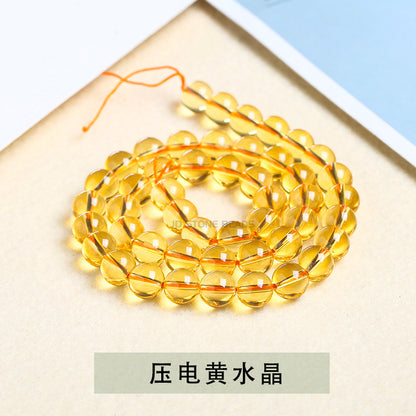 Piezoelectric crystal loose beads DIY jewelry accessories bracelet