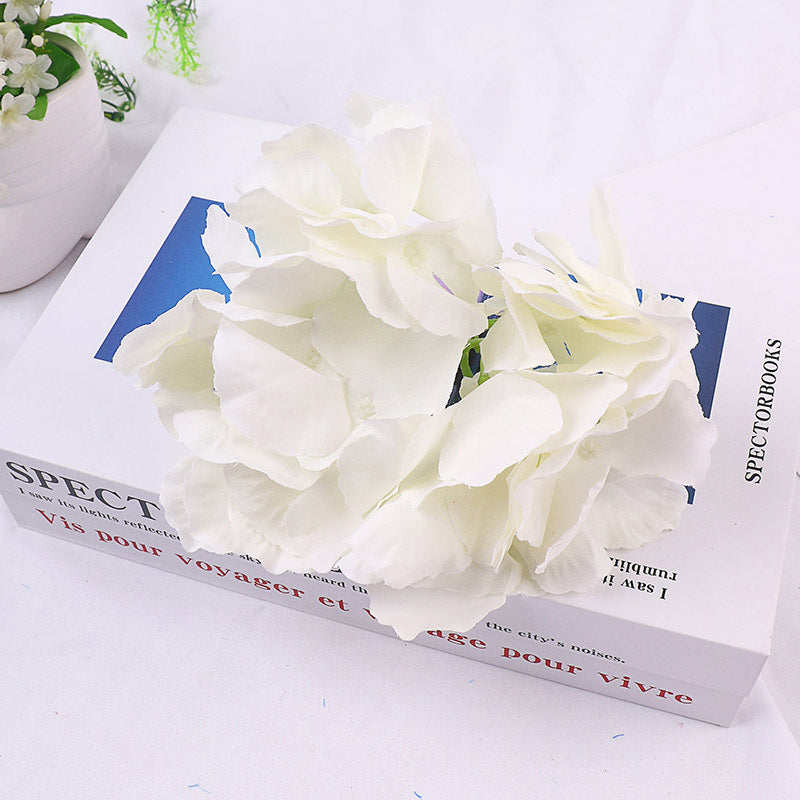 Artificial hydrangea flower head