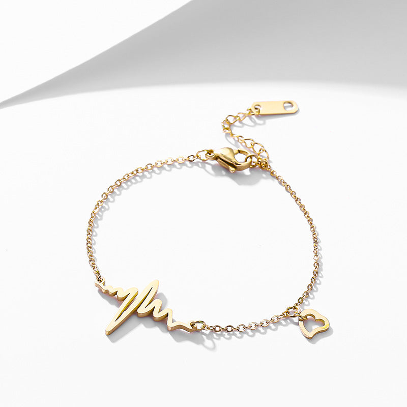 Women's Titanium Steel Adjustable Pull Bracelet (Non-Fading)