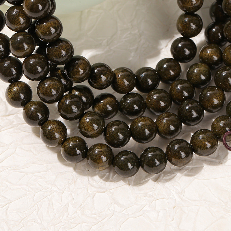 Golden nanmu multi-circle bracelet retro