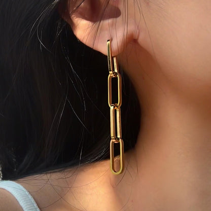 Earrings Women's Long Chain Earrings Jewelry