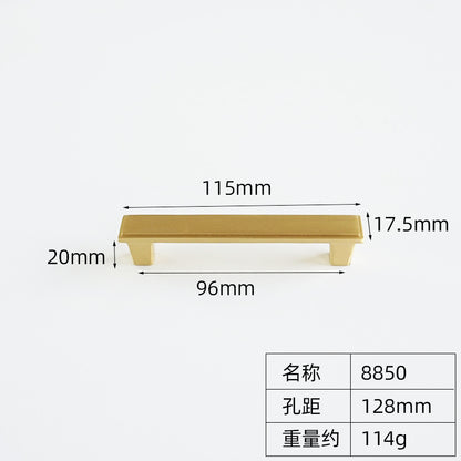 Gold single hole copper handle