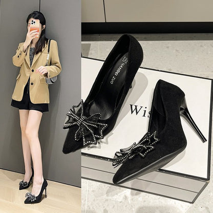 French high heels flower