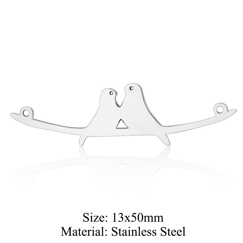 5 pcs/titanium steel pendant Seagull Mouse Koala Panda