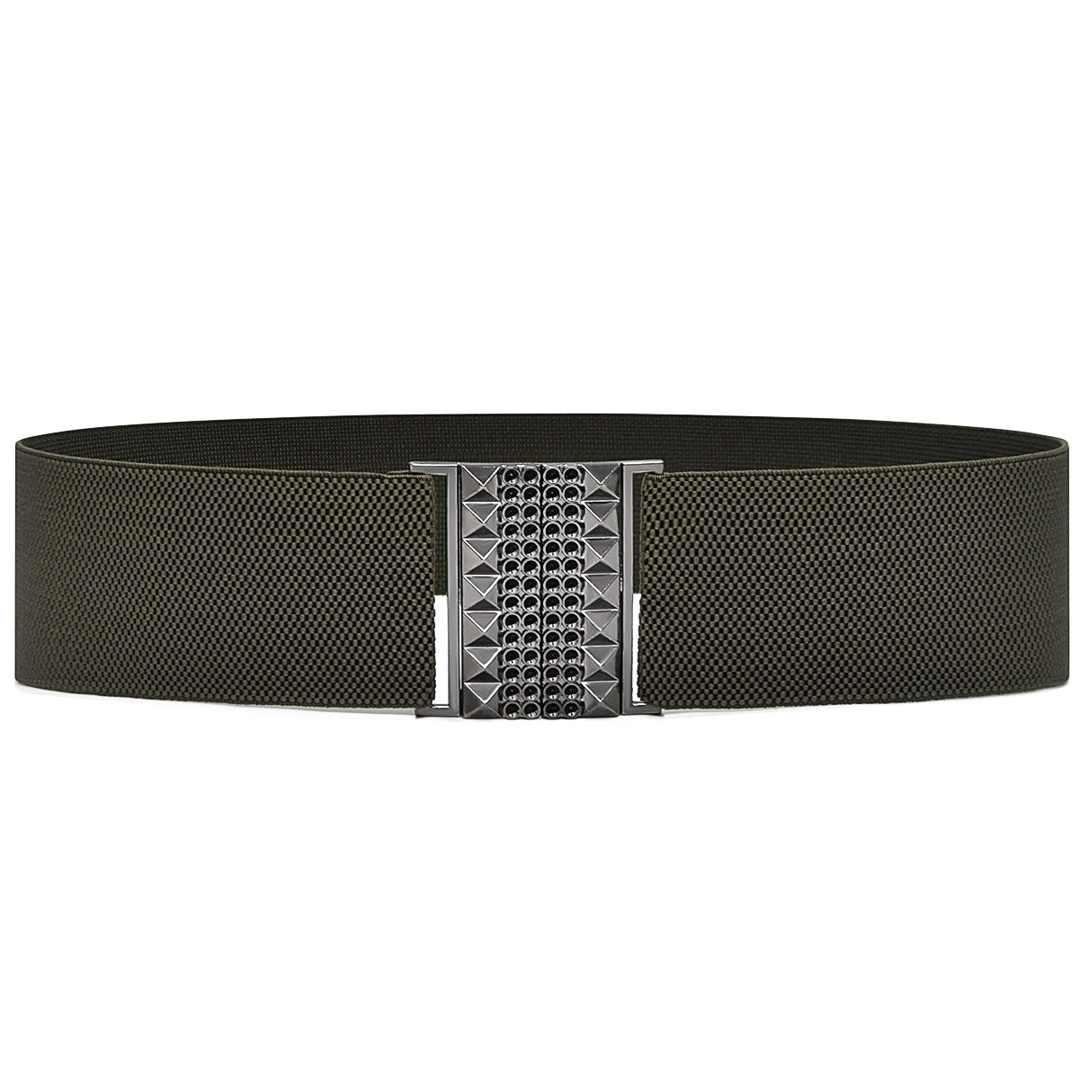 Belt Gold pair buckle elastic belt