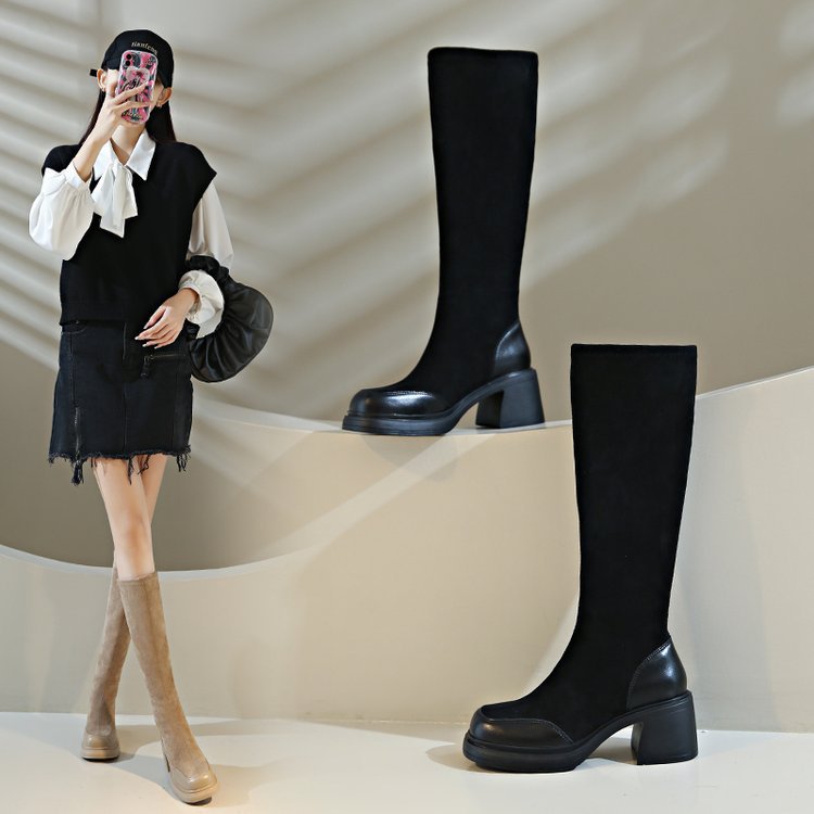 Waterproof table high boots