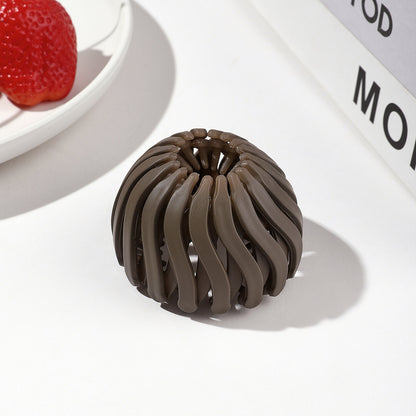 Korean nest hair ring claw clip