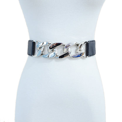 Elastic elastic band slim ring buckle waist seal