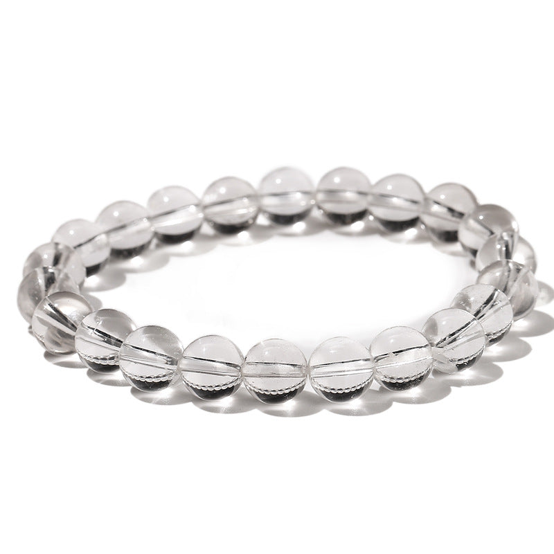 8A Natural White Crystal Bracelet