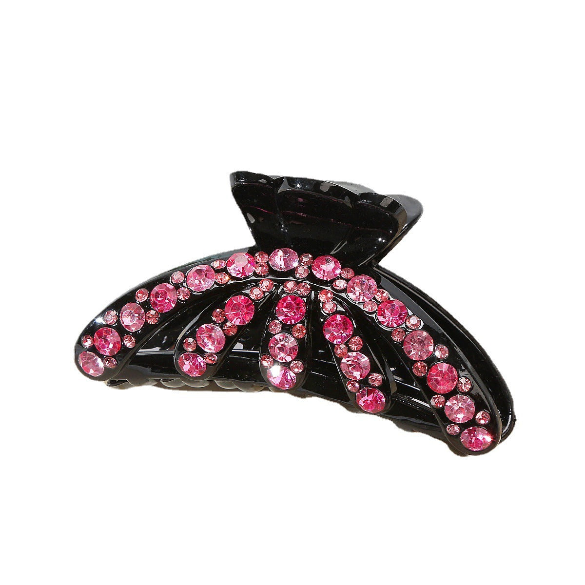 Nueva pinza para el pelo grande para niñas con diamantes de imitación en color caramelo 