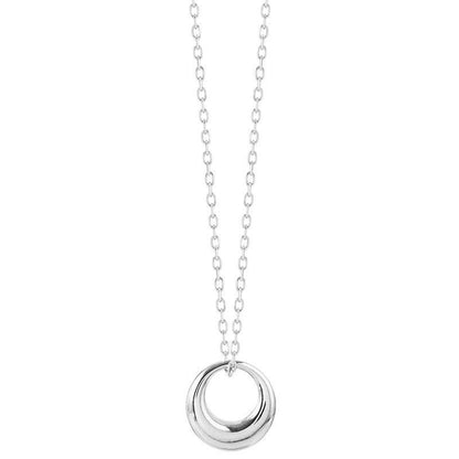 Geometric circle necklace