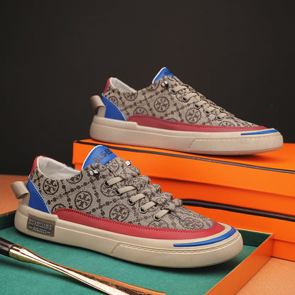 Zapatos de lona sin cordones con suela suave 