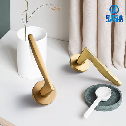 Door lock gold silver door lock