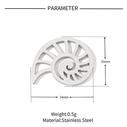 20 pcs/pack Flower Life Tree Hand Titanium Steel Pendant