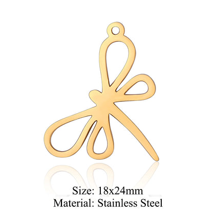 5 pcs/titanium steel pendant pigeon owl dolphin