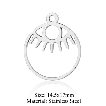 5 pcs/titanium steel accessories Tree of Litfe pendan