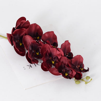 9 autumn color Phalaenopsis artificial flowers