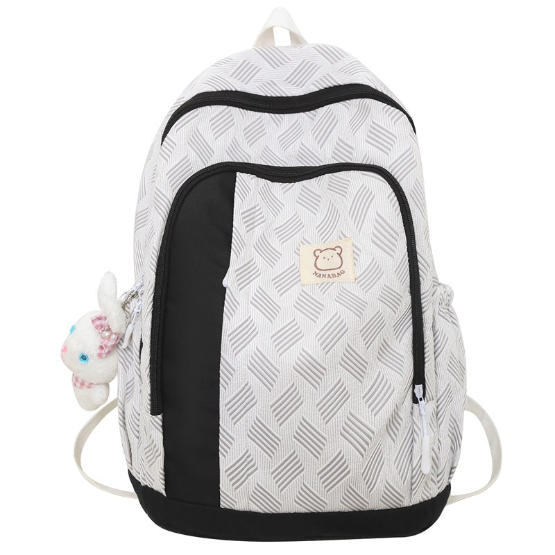 Mochila para estudiantes, mochila sencilla y versátil. 