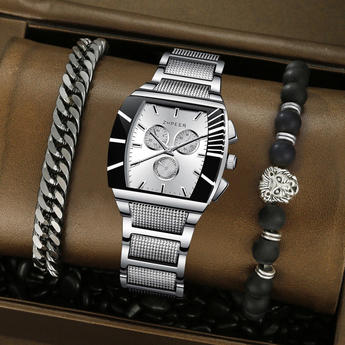 Steel belt men's watch Europe and America