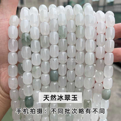 10 * 14 cuentas de cubo de jade de hielo natural cuentas sueltas 