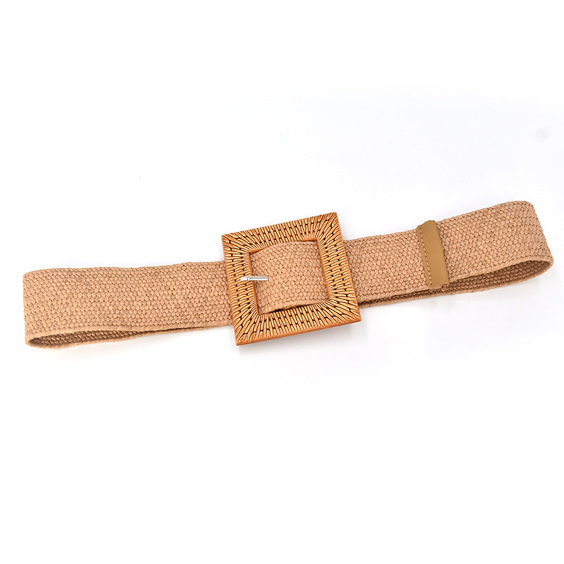 Braided elastic elastic belt