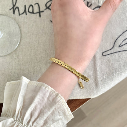 Titanium steel French retro bracelet geometry