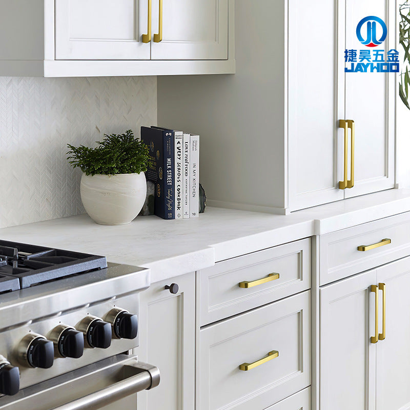 Cabinet door brass handle