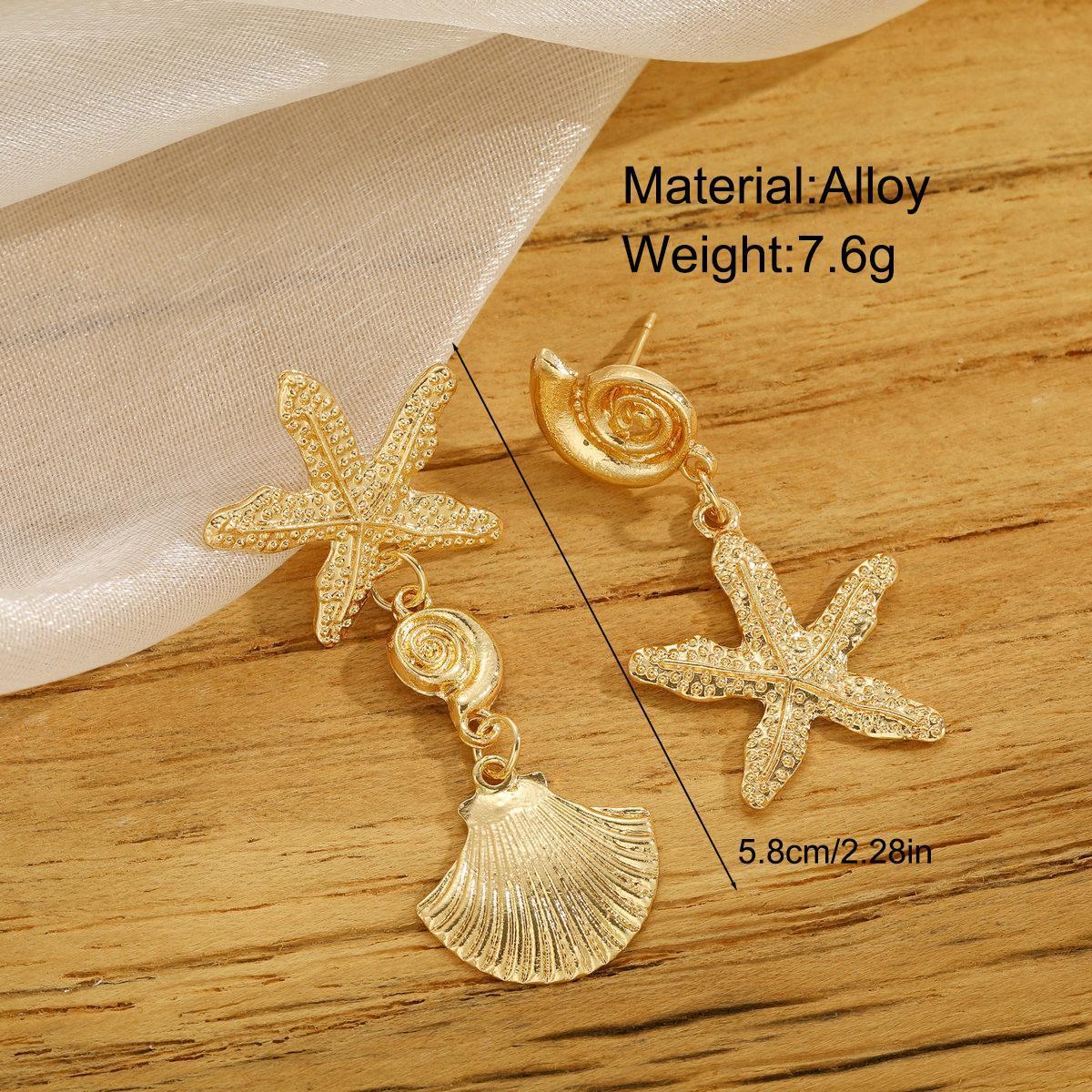 Starfish Stud Earrings