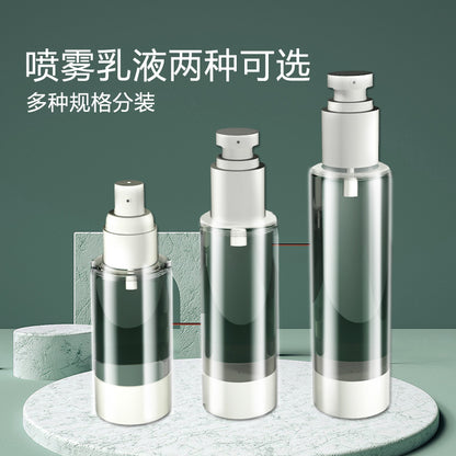 Vacuum Travel Dispenser Bottle