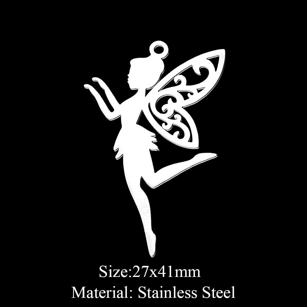 5 pcs/bag, eye fairy face pendant.