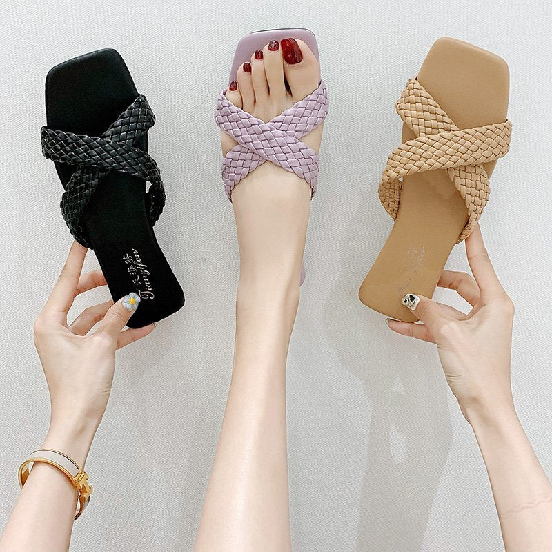 Slippers women's summer outerwear ins