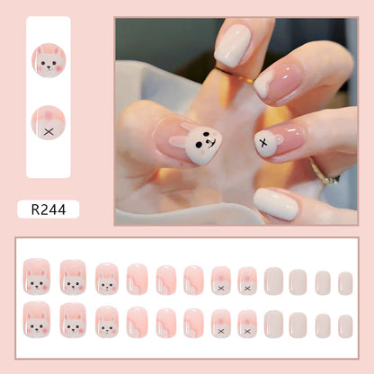 Pegatinas para uñas estilo ballet removibles 
