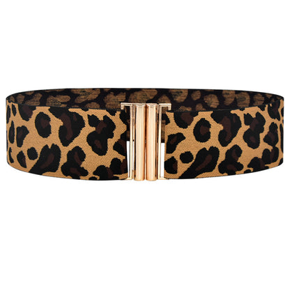 Belt leopard print