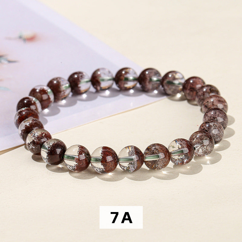 7A Natural Cornucopia Red Ghost Crystal Bracelet