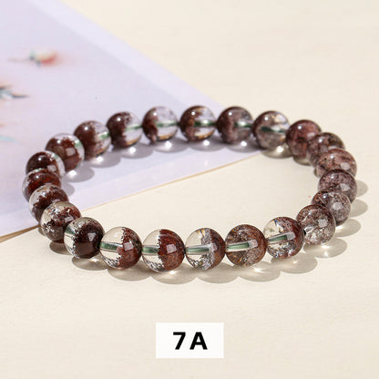 7A Natural Cornucopia Red Ghost Crystal Bracelet