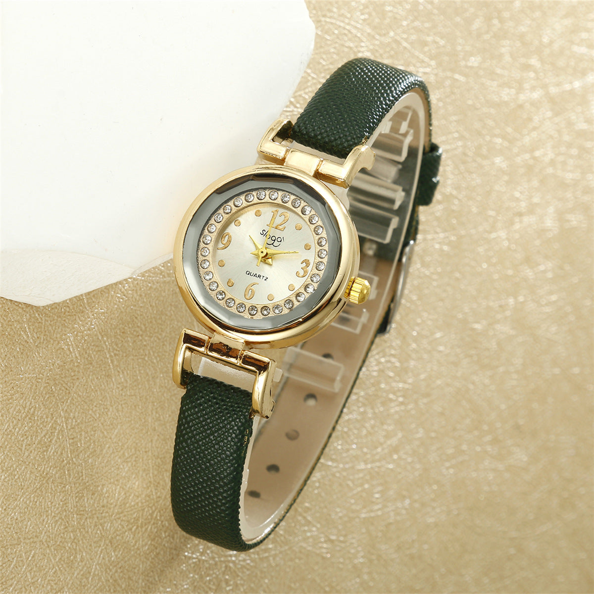 Quartz watch jewelry set