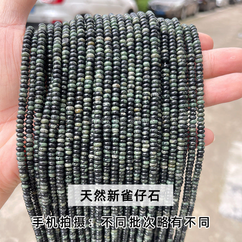 4 * 2Mm natural jade abacus beads loose beads