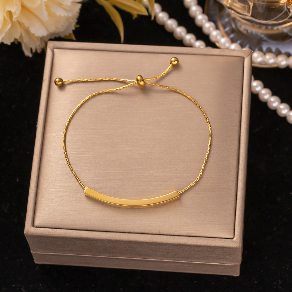 18K Gold Titanium Steel Bracelet
