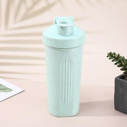 600Ml Wheat Straw Shaker Cup