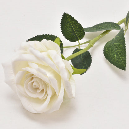 Simulation velvet rose single