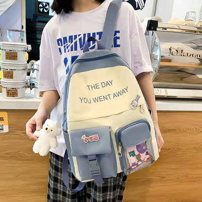 5-piece school bag backpack with good value