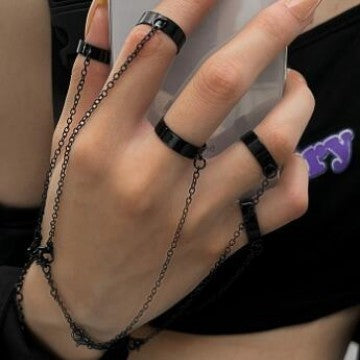 Minimalist Finger Chain Bracelet for Women